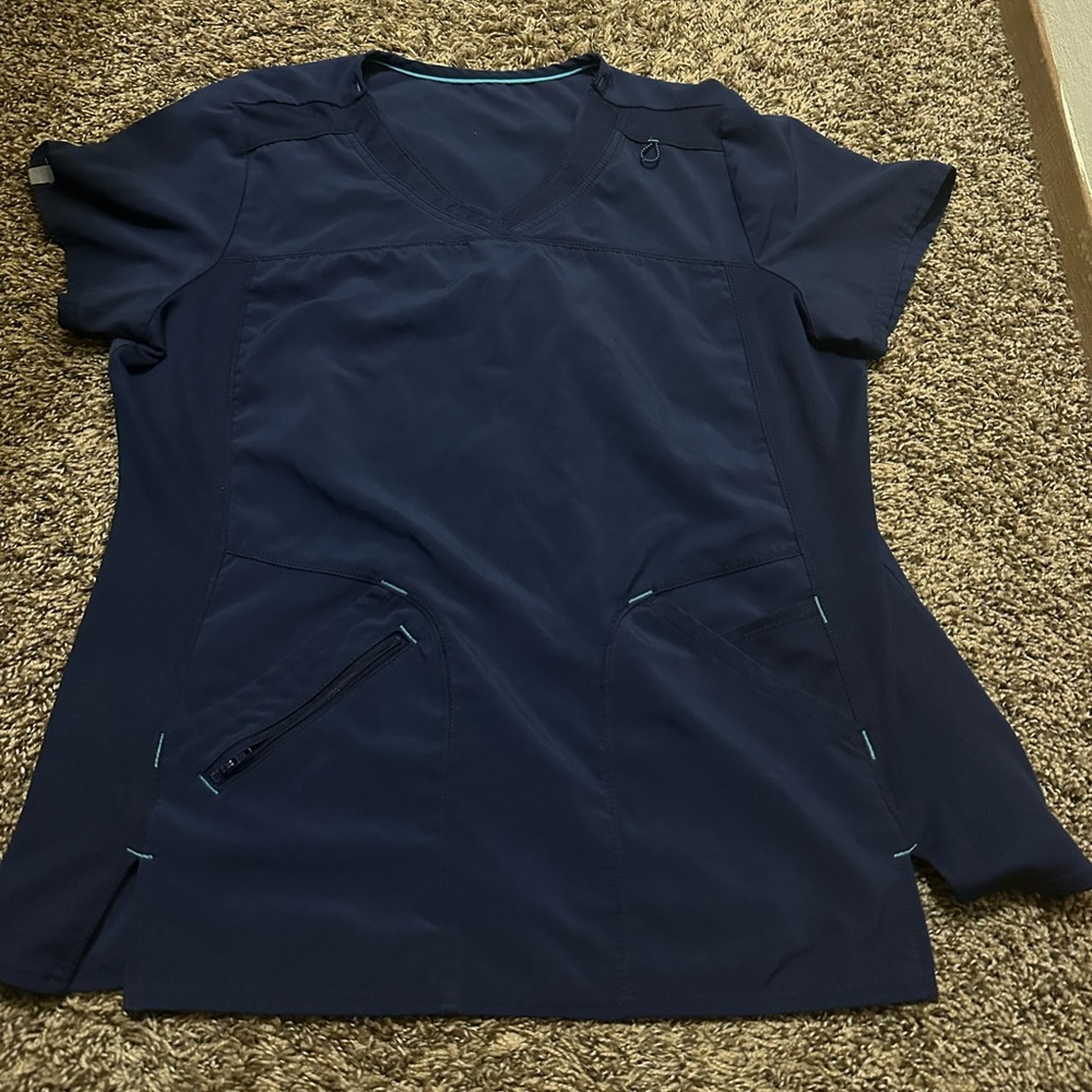 Scrubs navy blue and grey